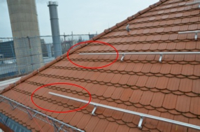 Fehlende Dachhaken